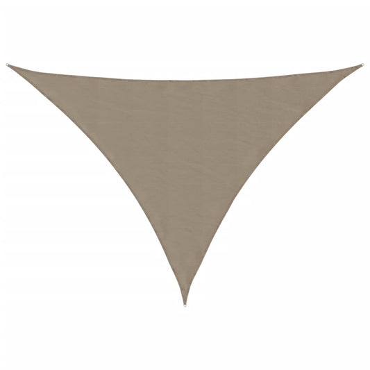 Sunshade Sail Oxford Fabric Triangular 2.5x2.5x3.5 m Taupe