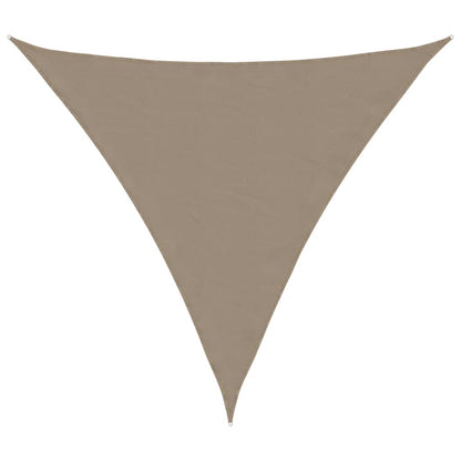 Sunshade Sail Oxford Fabric Triangular 3.6x3.6x3.6 m Taupe