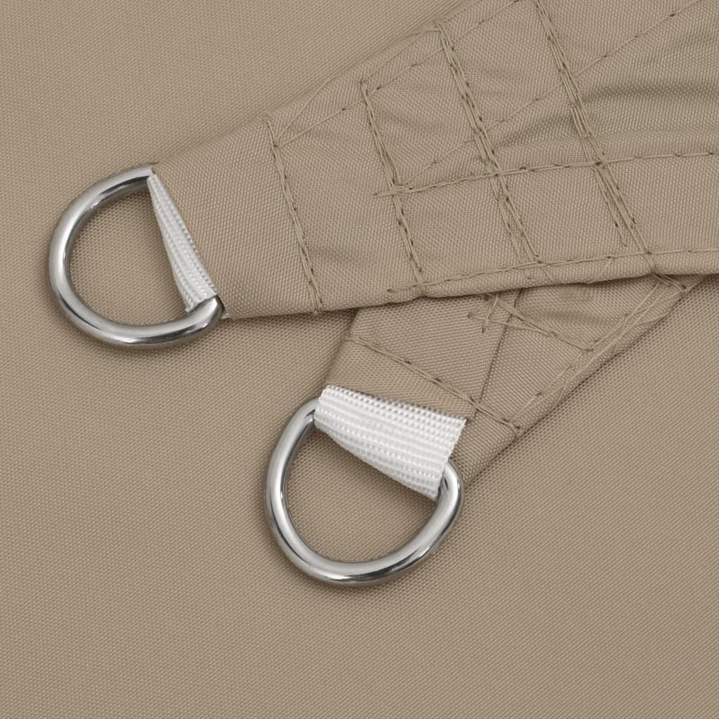 Sunshade Sail Oxford Fabric Triangular 3.6x3.6x3.6 m Taupe