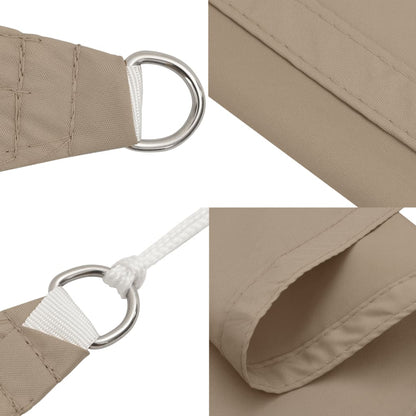 Sunshade Sail Oxford Fabric Triangular 3.6x3.6x3.6 m Taupe