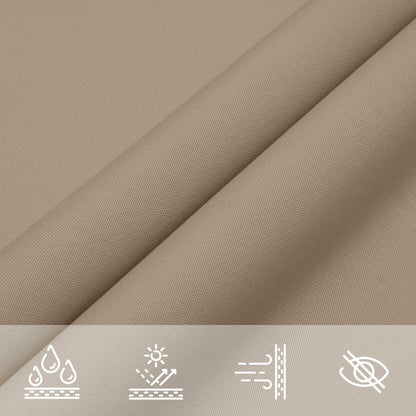 Sunshade Sail Oxford Fabric Triangular 3.6x3.6x3.6 m Taupe