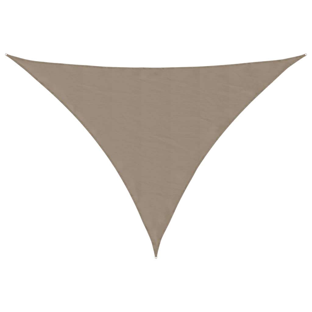 Sunshade Sail Oxford Fabric Triangular 3x3x4.24 m Taupe