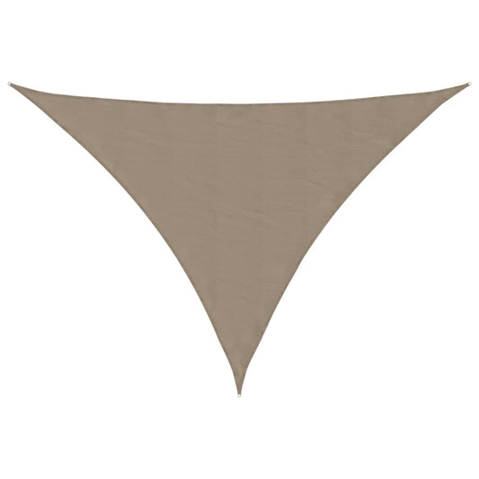 Sunshade Sail Oxford Fabric Triangular 3x4x4 m Taupe