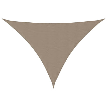 Sunshade Sail Oxford Fabric Triangular 3.5x3.5x4.9 m Taupe