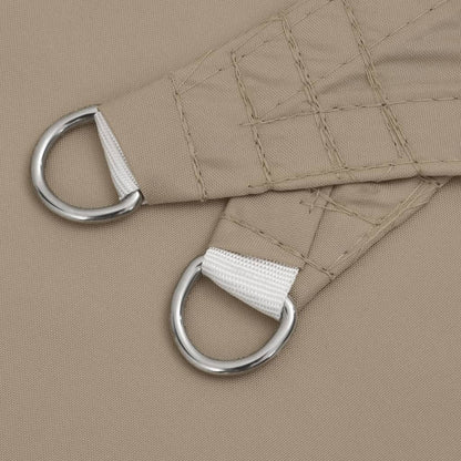 Sunshade Sail Oxford Fabric Triangular 4x4x4 m Taupe