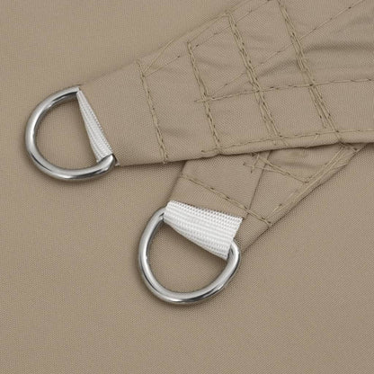 Sunshade Sail Oxford Fabric Triangular 4x5x5 m Taupe