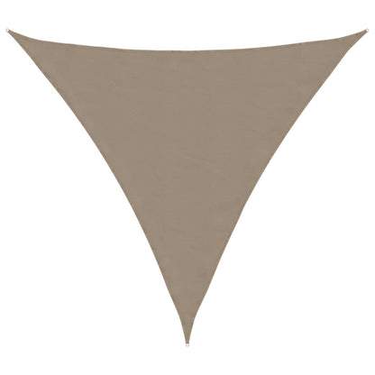 Sunshade Sail Oxford Fabric Triangular 5x5x5 m Taupe
