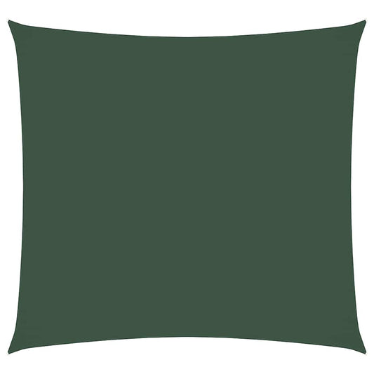 135469 vidaXL Sunshade Sail Oxford Fabric Square 4x4 m Dark Green