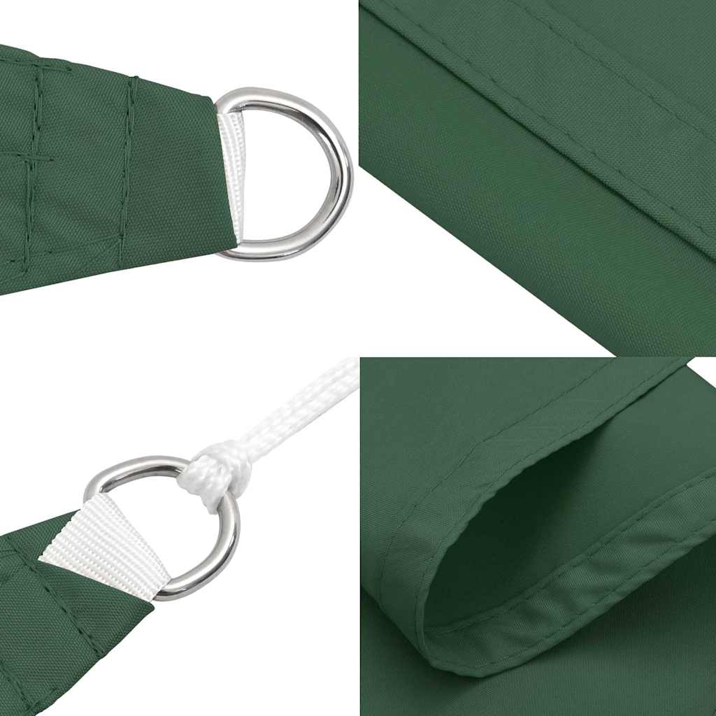 135470 vidaXL Sunshade Sail Oxford Fabric Square 4,5x4,5 m Dark Green