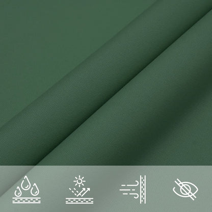 Sunshade Sail Oxford Fabric Rectangular 3x5 m Dark Green