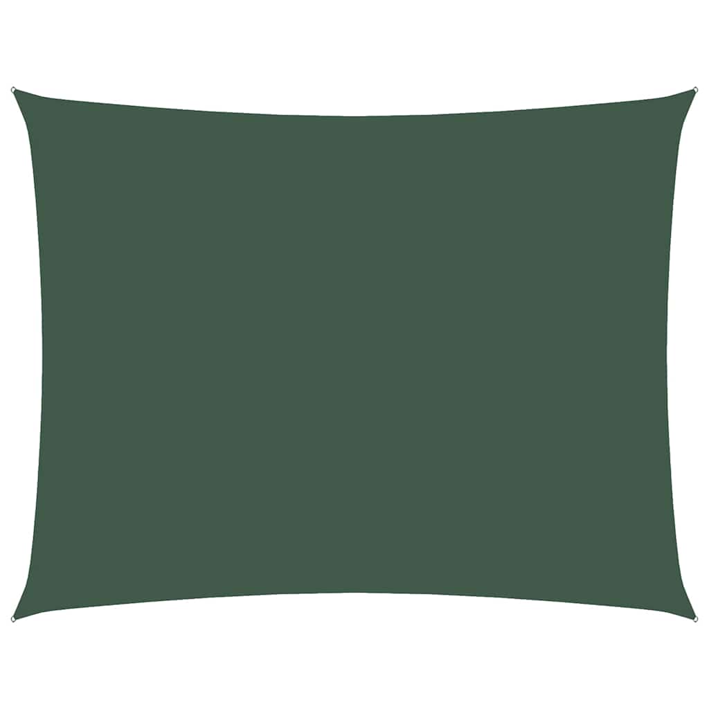 Sunshade Sail Oxford Fabric Rectangular 3.5x5 m Dark Green