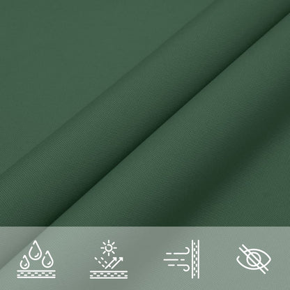 Sunshade Sail Oxford Fabric Rectangular 4x5 m Dark Green