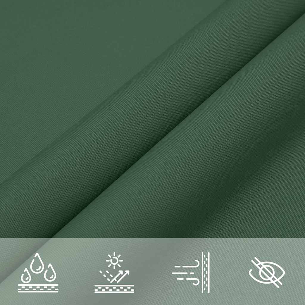 Sunshade Sail Oxford Fabric Rectangular 4x5 m Dark Green