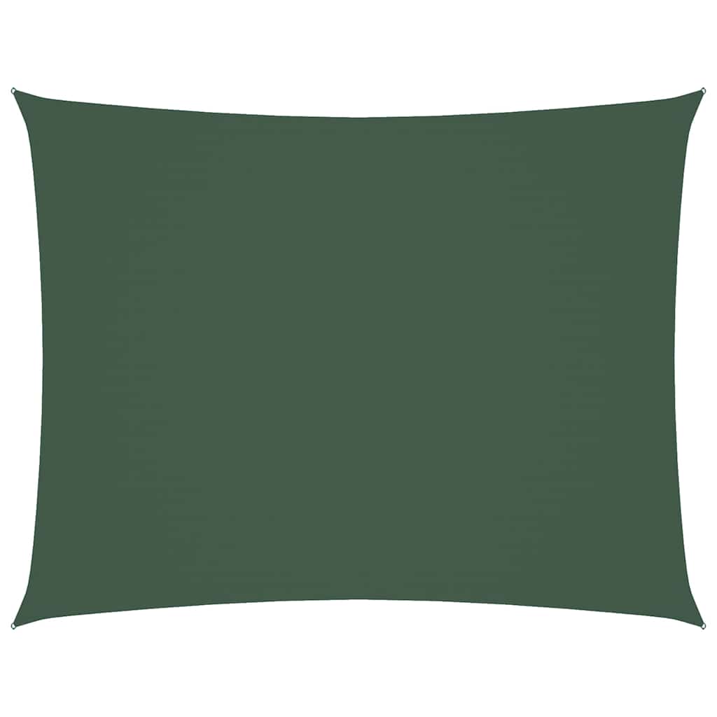 Sunshade Sail Oxford Fabric Rectangular 4x6 m Dark Green