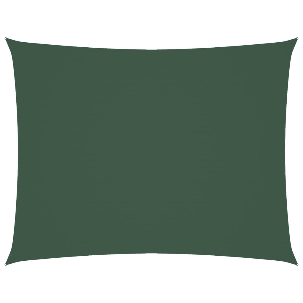 Sunshade Sail Oxford Fabric Rectangular 6x8 m Dark Green
