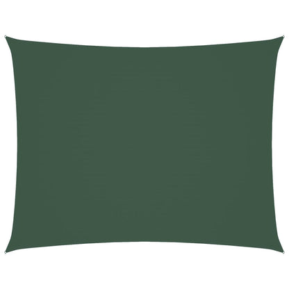 Sunshade Sail Oxford Fabric Rectangular 6x8 m Dark Green