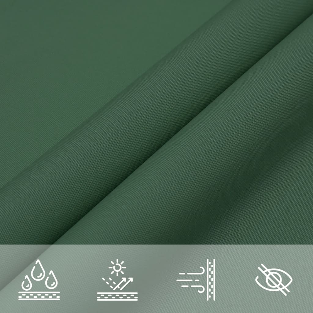 Sunshade Sail Oxford Fabric Rectangular 6x8 m Dark Green