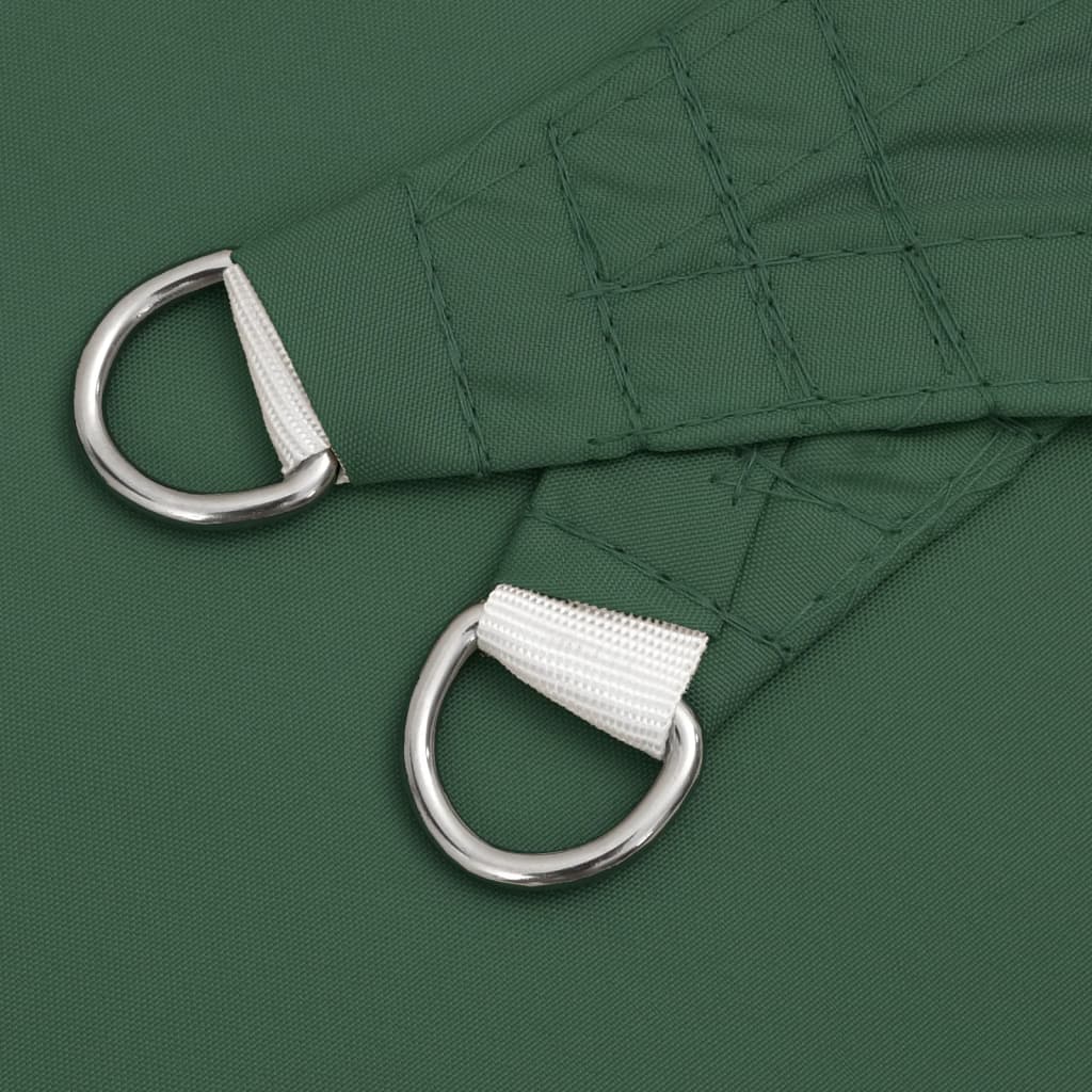 Sunshade Sail Oxford Fabric Triangular 2.5x2.5x3.5 m Dark Green