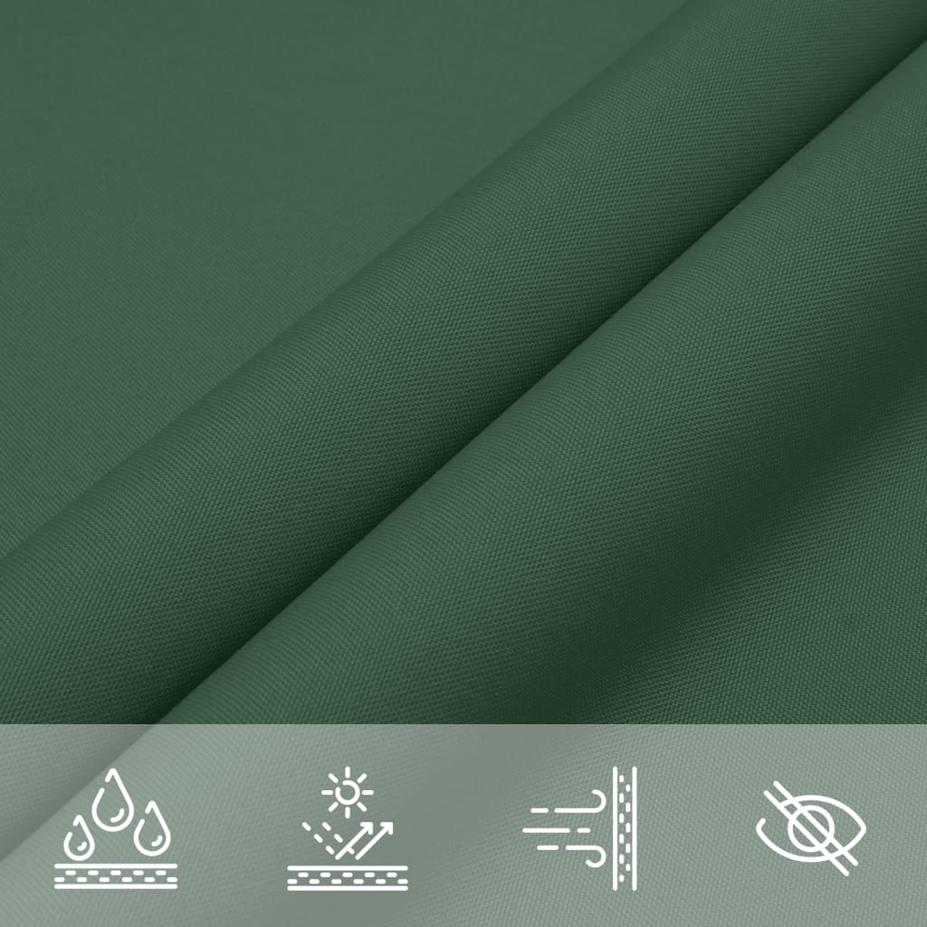 Sunshade Sail Oxford Fabric Triangular 3x3x4.24 m Dark Green