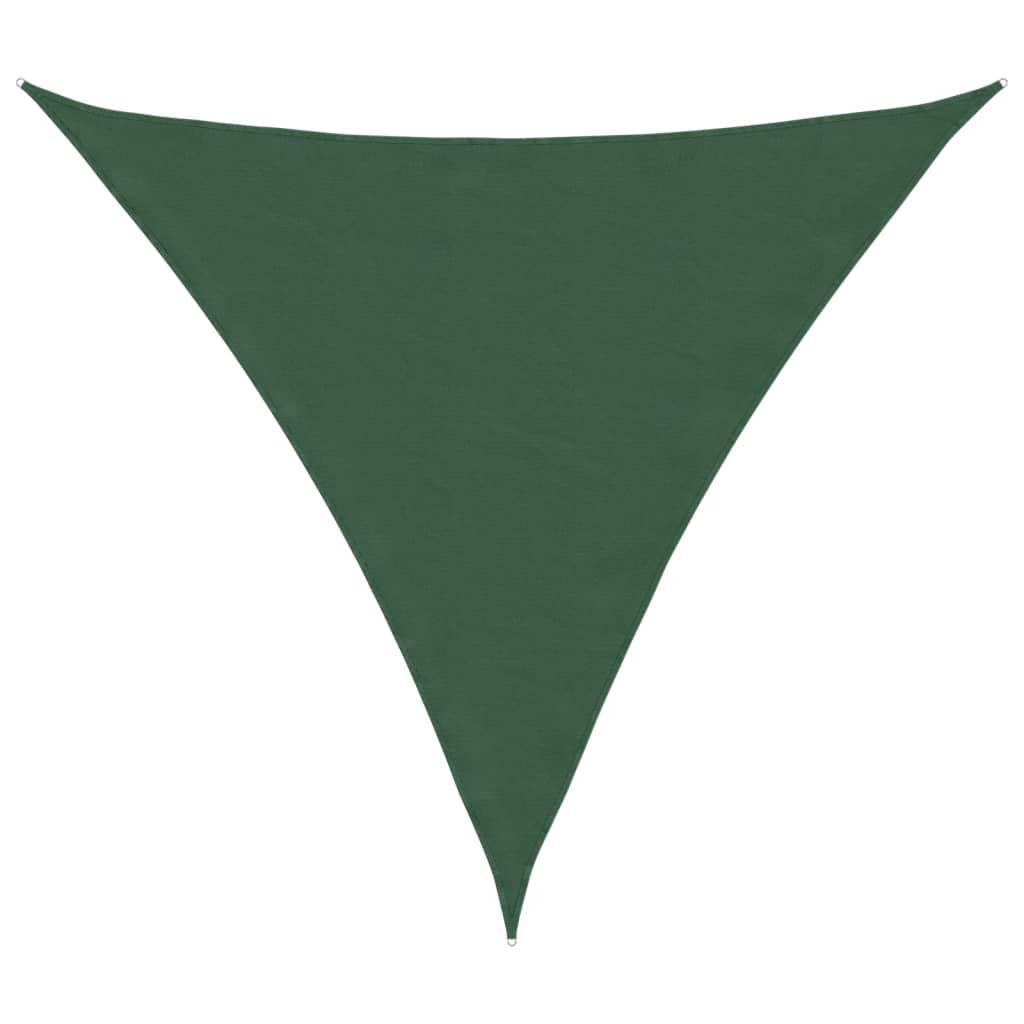 Sunshade Sail Oxford Fabric Triangular 5x5x5 m Dark Green