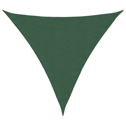 Sunshade Sail Oxford Fabric Triangular 5x5x5 m Dark Green