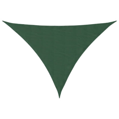 Sunshade Sail Oxford Fabric Triangular 5x6x6 m Dark Green