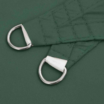 135512 vidaXL Sunshade Sail Oxford Fabric Triangular 5x7x7 m Dark Green