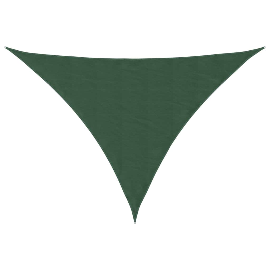 Sunshade Sail Oxford Fabric Triangular 5x5x6 m Dark Green