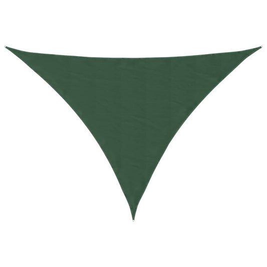 Sunshade Sail Oxford Fabric Triangular 4x5x6.4 m Dark Green