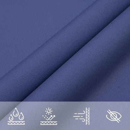 135526 vidaXL Sunshade Sail Oxford Fabric Square 5x5 m Blue