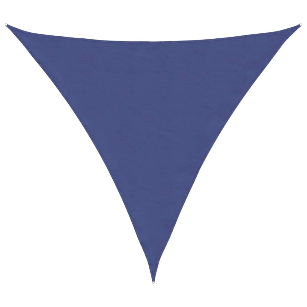 Sunshade Sail Oxford Fabric Triangular 5x5x5 m Blue