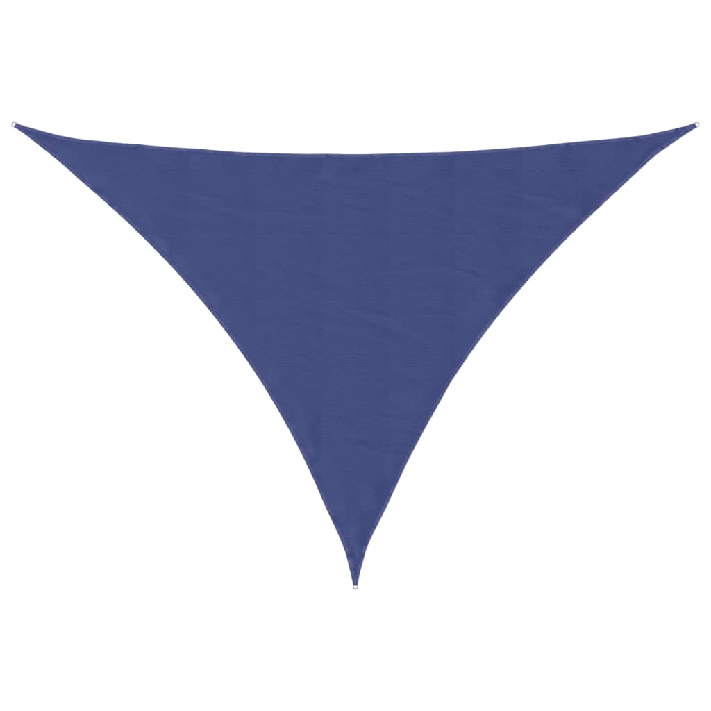 Sunshade Sail Oxford Fabric Triangular 5x7x7 m Blue