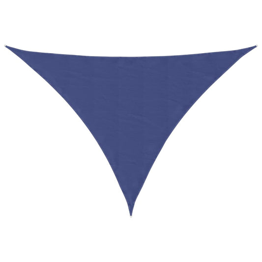 Sunshade Sail Oxford Fabric Triangular 4x5x6.4 m Blue
