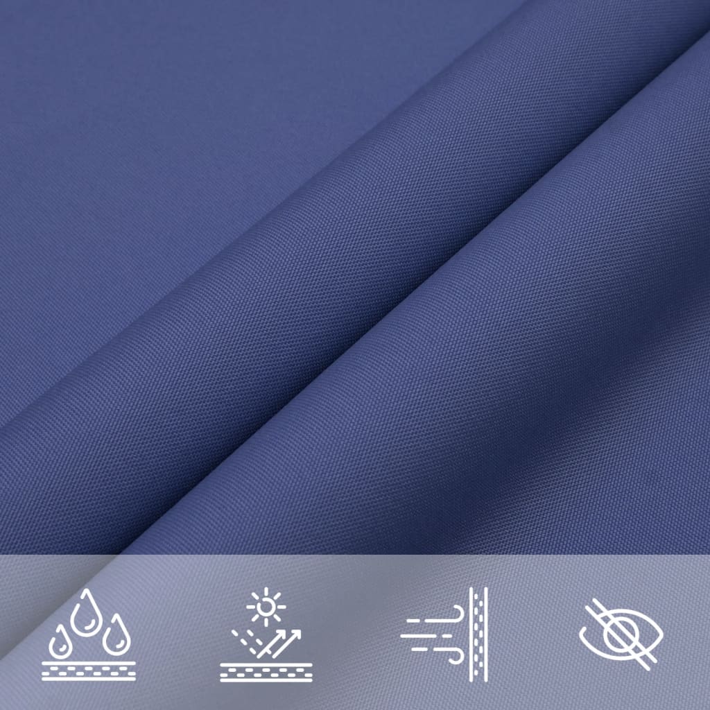 Sunshade Sail Oxford Fabric Triangular 6x6x6 m Blue