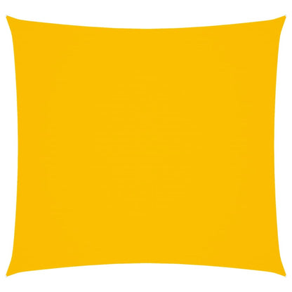 Sunshade Sail Oxford Fabric Square 2x2 m Yellow