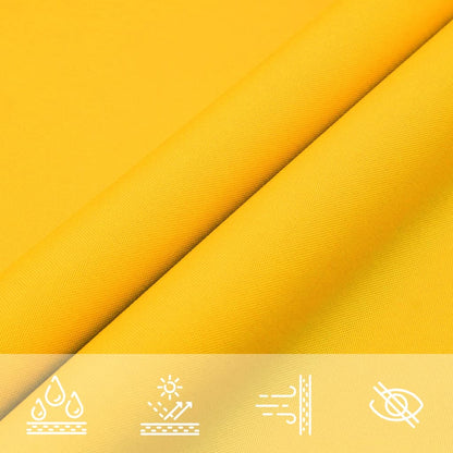 Sunshade Sail Oxford Fabric Square 2x2 m Yellow