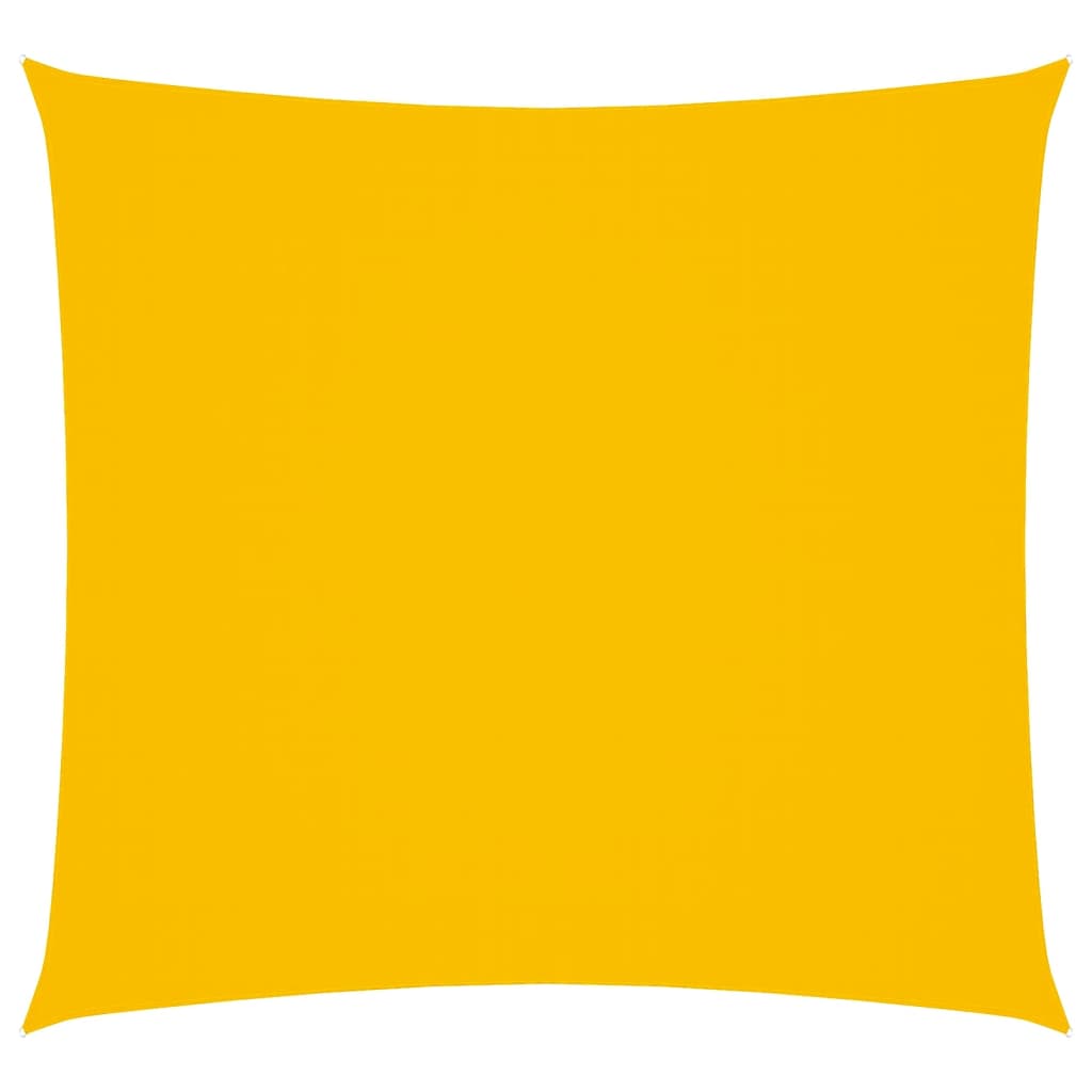 Sunshade Sail Oxford Fabric Square 2.5x2.5 m Yellow