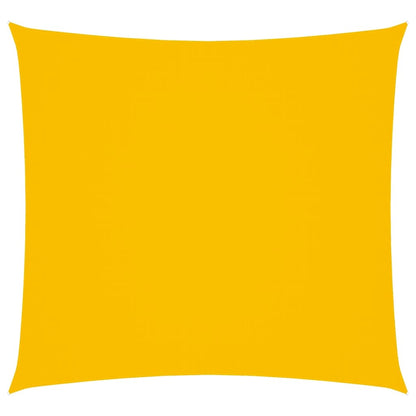 Sunshade Sail Oxford Fabric Square 2.5x2.5 m Yellow