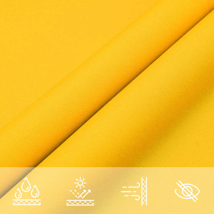 Sunshade Sail Oxford Fabric Square 4x4 m Yellow