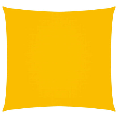 Sunshade Sail Oxford Fabric Square 6x6 m Yellow