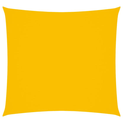 Sunshade Sail Oxford Fabric Square 7x7 m Yellow