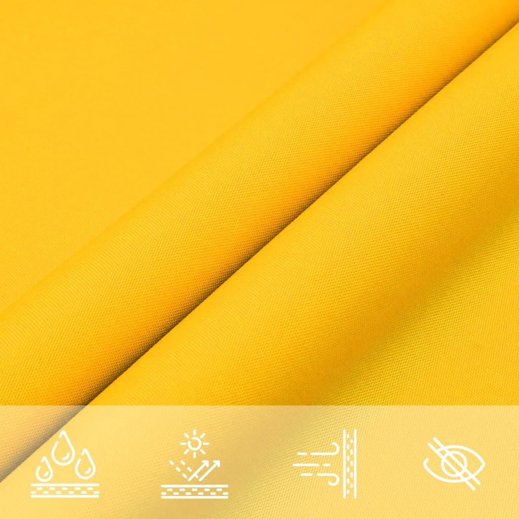 Sunshade Sail Oxford Fabric Rectangular 2.5x4.5 m Yellow