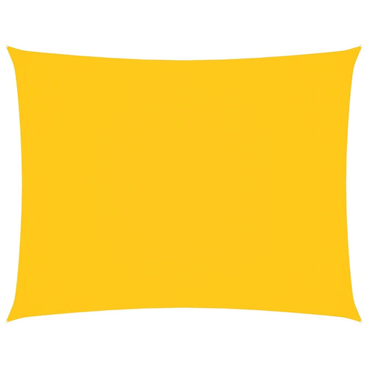 Sunshade Sail Oxford Fabric Rectangular 3.5x5 m Yellow