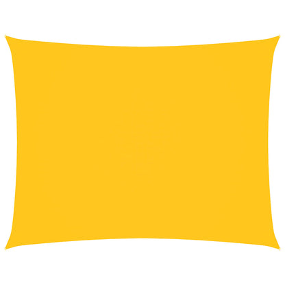 Sunshade Sail Oxford Fabric Rectangular 4x6 m Yellow