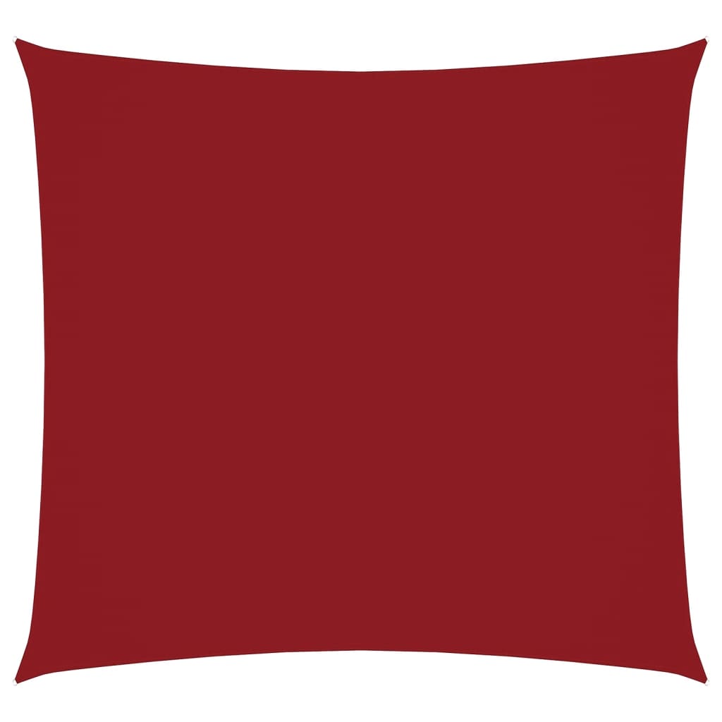 Sunshade Sail Oxford Fabric Square 2x2 m Red