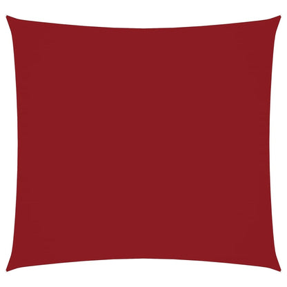 Sunshade Sail Oxford Fabric Square 2x2 m Red