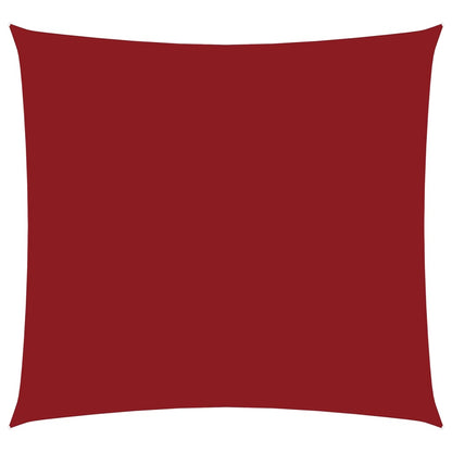 Sunshade Sail Oxford Fabric Square 3.6x3.6 m Red