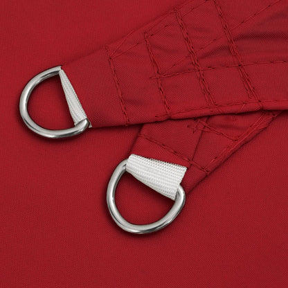 Sunshade Sail Oxford Fabric Square 3.6x3.6 m Red