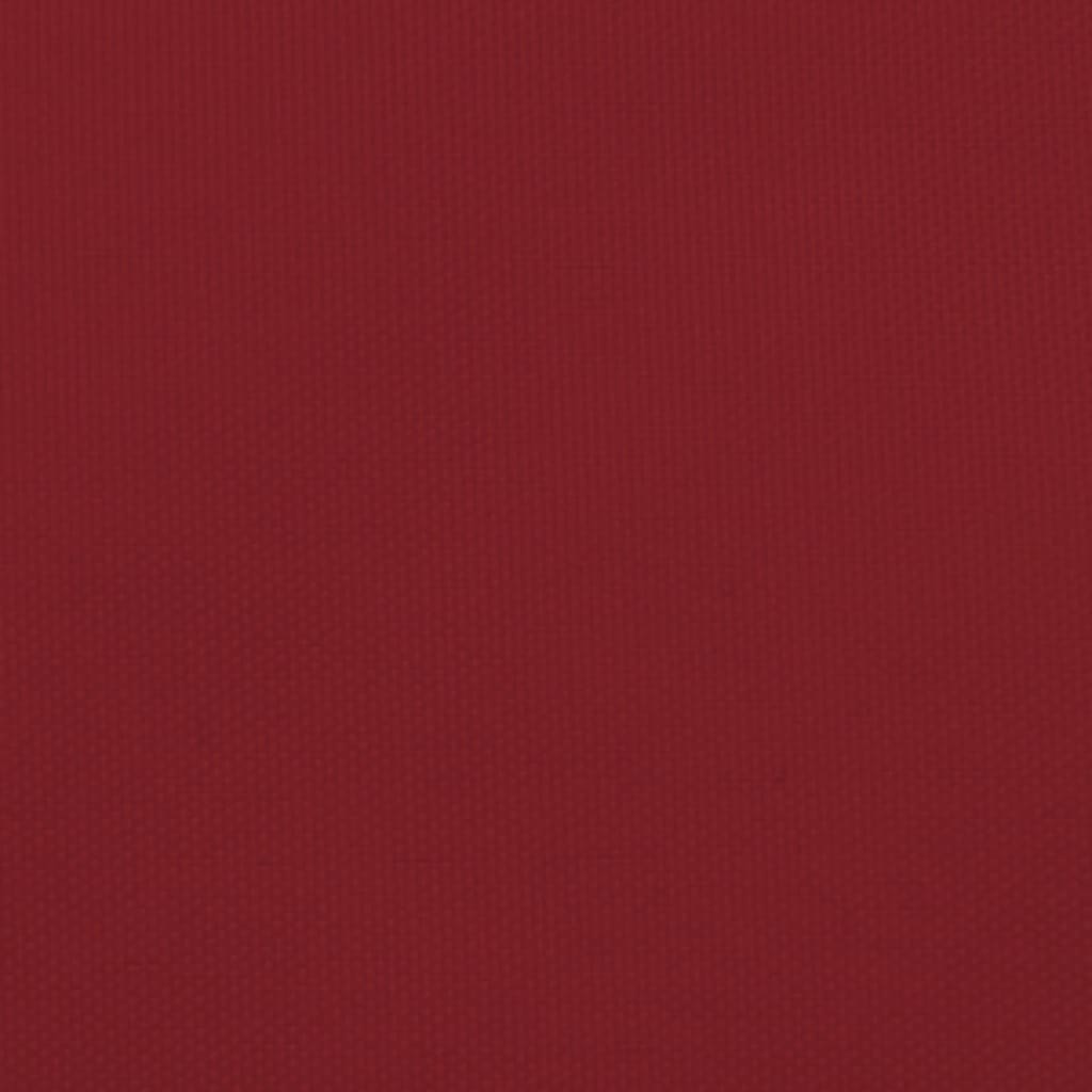 Sunshade Sail Oxford Fabric Square 3.6x3.6 m Red