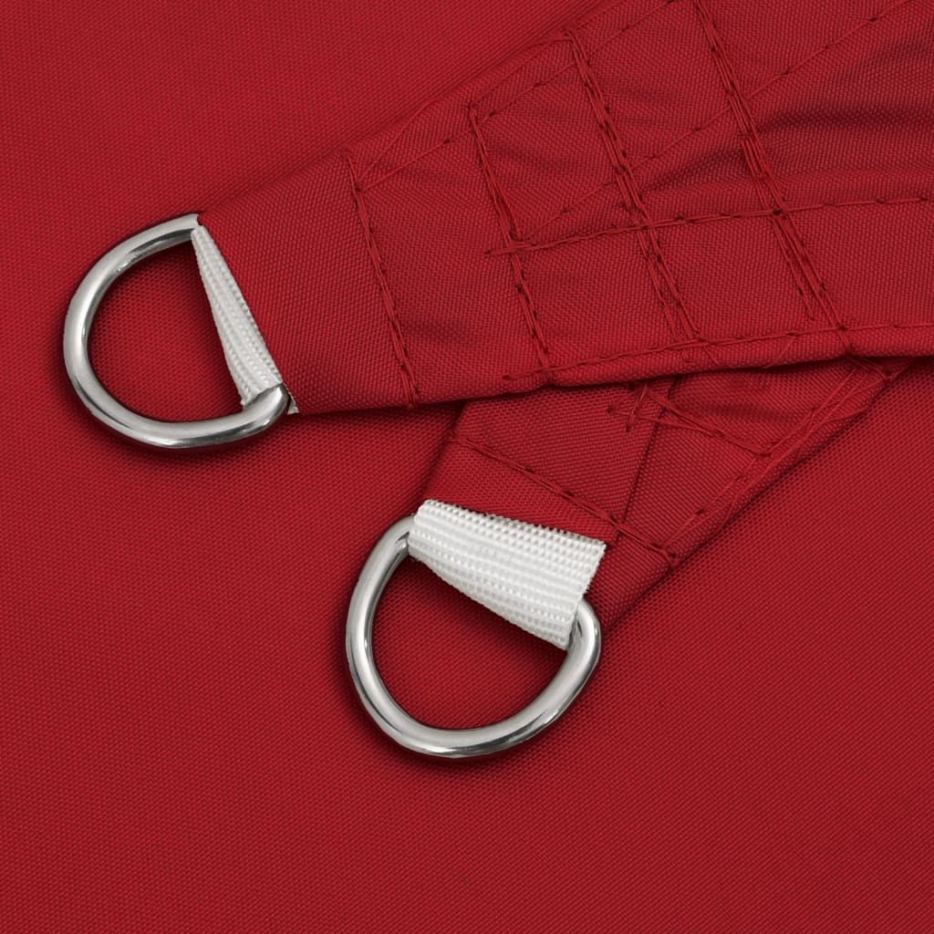 Sunshade Sail Oxford Fabric Square 6x6 m Red